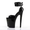 Pleaser - XTREME875 Ankle strap sandal, Pole dance shoes - Pole dance shoes - Black Product image
